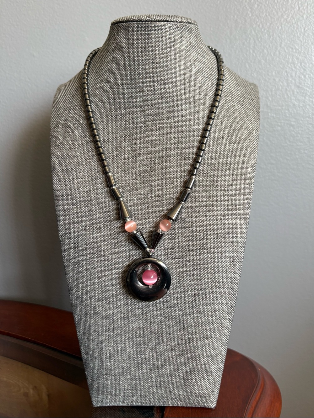 Hematite Pendant Necklace